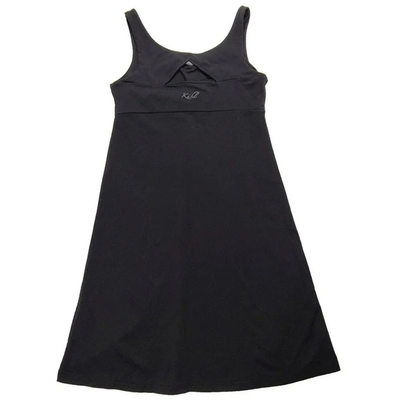 Kuhl Harmony Tank Dress Women's Medium Black Stretch Keyhole Back Athleisure - Picture 2 of 6